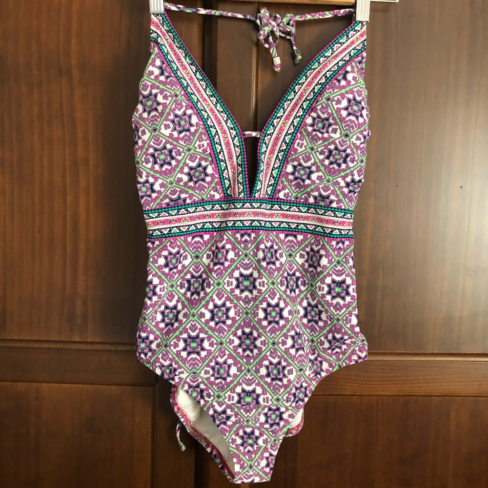 Nanette Lepore Mallorca Mosaic Goddess One Piece
